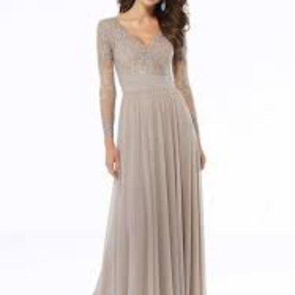 MGNY 72118 Taupe Mother of the Bride/Groom